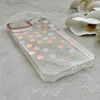 قاب گوشی iPhone 13 - iPhone 14 آیفون شفاف PC CASE شفاف پشت طلق فانتزی طرح گل کد 157810