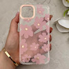 قاب گوشی iPhone 13 - iPhone 14 آیفون شفاف PC CASE شفاف پشت طلق فانتزی طرح گل کد 157811