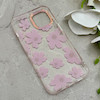 قاب گوشی iPhone 13 - iPhone 14 آیفون شفاف PC CASE شفاف پشت طلق فانتزی طرح گل کد 157811