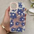 قاب گوشی iPhone 13 - iPhone 14 آیفون شفاف PC CASE شفاف پشت طلق فانتزی طرح گل کد 157812