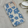 قاب گوشی iPhone 13 - iPhone 14 آیفون شفاف PC CASE شفاف پشت طلق فانتزی طرح گل کد 157812
