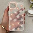 قاب گوشی iPhone 13 - iPhone 14 آیفون شفاف PC CASE شفاف پشت طلق فانتزی طرح گل کد 157814