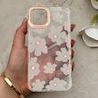 قاب گوشی iPhone 13 - iPhone 14 آیفون شفاف PC CASE شفاف پشت طلق فانتزی طرح گل کد 157816