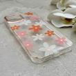 قاب گوشی iPhone 13 - iPhone 14 آیفون شفاف PC CASE شفاف پشت طلق فانتزی طرح گل کد 157817