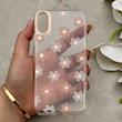 قاب گوشی iPhone X - XS آیفون شفاف PC CASE شفاف پشت طلق فانتزی طرح گل کد 157820
