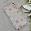 قاب گوشی iPhone X - XS آیفون شفاف PC CASE شفاف پشت طلق فانتزی طرح گل کد 157820