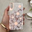 قاب گوشی iPhone X - XS آیفون شفاف PC CASE شفاف پشت طلق فانتزی طرح گل کد 157821