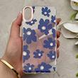 قاب گوشی iPhone X - XS آیفون شفاف PC CASE شفاف پشت طلق فانتزی طرح گل کد 157823