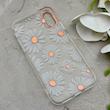 قاب گوشی iPhone X - XS آیفون شفاف PC CASE شفاف پشت طلق فانتزی طرح گل کد 157827