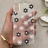 قاب گوشی iPhone X - XS آیفون شفاف PC CASE شفاف پشت طلق فانتزی طرح گل کد 157828