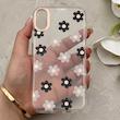 قاب گوشی iPhone X - XS آیفون شفاف PC CASE شفاف پشت طلق فانتزی طرح گل کد 157828