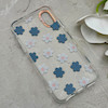 قاب گوشی iPhone X - XS آیفون شفاف PC CASE شفاف پشت طلق فانتزی طرح گل کد 157828