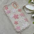 قاب گوشی iPhone X - XS آیفون شفاف PC CASE شفاف پشت طلق فانتزی طرح گل کد 157830