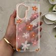 قاب گوشی Poco X7 Pro شیائومی شفاف PC CASE شفاف پشت طلق فانتزی طرح گل کد 157834