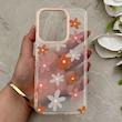 قاب گوشی Redmi 15C - Poco C85 شیائومی شفاف PC CASE شفاف پشت طلق فانتزی طرح گل کد 157844