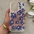 قاب گوشی Redmi 15C - Poco C85 شیائومی شفاف PC CASE شفاف پشت طلق فانتزی طرح گل کد 157851