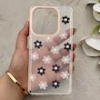 قاب گوشی Redmi Note 14 4G شیائومی شفاف PC CASE شفاف پشت طلق فانتزی طرح گل کد 157864