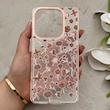 قاب گوشی Redmi Note 14 4G شیائومی شفاف PC CASE شفاف پشت طلق فانتزی طرح گل کد 157870