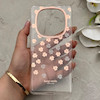 قاب گوشی Redmi Note 14 Pro 4G شیائومی شفاف PC CASE شفاف پشت طلق فانتزی طرح گل کد 157879