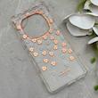 قاب گوشی Redmi Note 14 Pro 4G شیائومی شفاف PC CASE شفاف پشت طلق فانتزی طرح گل کد 157879