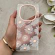قاب گوشی Redmi Note 14 Pro 4G شیائومی شفاف PC CASE شفاف پشت طلق فانتزی طرح گل کد 157880