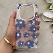 قاب گوشی Redmi Note 14 Pro 4G شیائومی شفاف PC CASE شفاف پشت طلق فانتزی طرح گل کد 157881