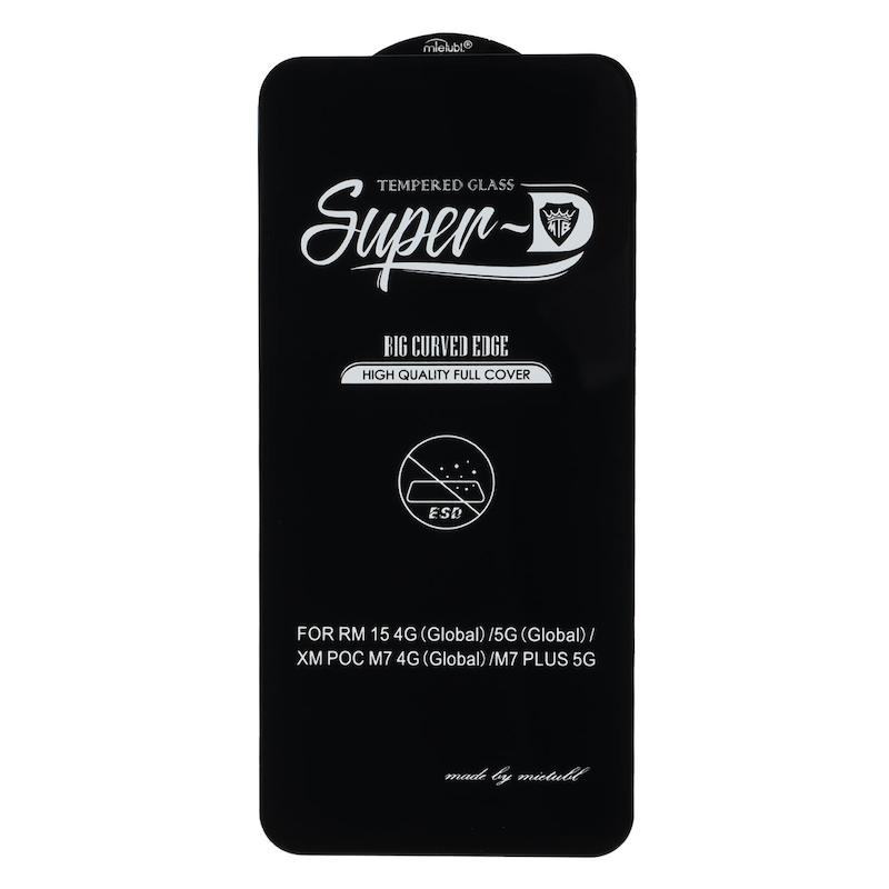 گلس گوشی Redmi 15 4G - Redmi 15 5G - Poco M7 4G شیائومی شیشه ای Full Cover سوپردی SuperD ESD میتوبل MIETUBL اورجینال کد G198-99255