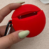کاور AirPods 1 - 2 اپل سیلیکونی طرح دار برجسته ستاره کد 156345