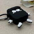 کاور AirPods 1 - 2 اپل سیلیکونی طرح دار برجسته هپل کد 156348