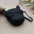کاور AirPods 1 - 2 اپل سیلیکونی طرح دار برجسته سگ بولداگ کد 156351