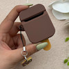 کاور AirPods 1 - 2 اپل سیلیکونی طرح دار برجسته بستنی کد 156352