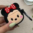 کاور AirPods 4 اپل سیلیکونی طرح دار برجسته میکی موس کد 156362