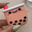 کاور AirPods 4 اپل سیلیکونی طرح دار برجسته کیوت کد 156365