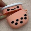 کاور AirPods 4 اپل سیلیکونی طرح دار برجسته کیوت کد 156365