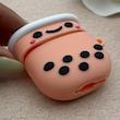 کاور AirPods 4 اپل سیلیکونی طرح دار برجسته کیوت کد 156365