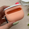 کاور  Airpods Pro 2 اپل سیلیکونی طرح دار برجسته کیوت کد 156371