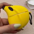 کاور  Airpods Pro 2 اپل سیلیکونی طرح دار برجسته موز کد 156373