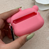 کاور  Airpods Pro 2 اپل سیلیکونی طرح دار برجسته کیوت کد 156376