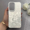 قاب گوشی Galaxy A17 سامسونگ براش HARD IMD موج دار محافظ لنز نگین دار لاکچری طرح پروانه کد 156901