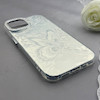 قاب گوشی iPhone 13 - iPhone 14 آیفون براش HARD IMD موج دار محافظ لنز نگین دار لاکچری طرح پروانه کد 156904