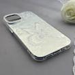 قاب گوشی iPhone 13 - iPhone 14 آیفون براش HARD IMD موج دار محافظ لنز نگین دار لاکچری طرح پروانه کد 156904