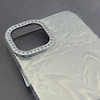 قاب گوشی iPhone 13 - iPhone 14 آیفون براش HARD IMD موج دار محافظ لنز نگین دار لاکچری طرح پروانه کد 156904