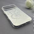 قاب گوشی iPhone 17 Pro Max آیفون براش HARD IMD موج دار محافظ لنز نگین دار لاکچری طرح پروانه کد 156907