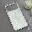 قاب گوشی iPhone 17 Pro Max آیفون براش HARD IMD موج دار محافظ لنز نگین دار لاکچری طرح پروانه کد 156907