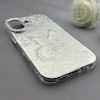 قاب گوشی iPhone 17 آیفون براش HARD IMD موج دار محافظ لنز نگین دار لاکچری طرح پروانه کد 156909