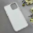 قاب گوشی iPhone 13 Pro Max آیفون اورجینال AV ماربل کرومی لنز نگین دار لاکچری صورتی کد 157020