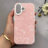 قاب گوشی iPhone 17 آیفون اورجینال AV ماربل کرومی لنز نگین دار لاکچری صورتی کد 157027