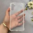 قاب گوشی Galaxy A14 سامسونگ پشت طلقی HARD سخت شیشه ای شفاف محافظ لنزدار کپسولی بی رنگ کد 156916