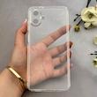 قاب گوشی Galaxy A07 سامسونگ پشت طلقی HARD سخت شیشه ای شفاف محافظ لنزدار کپسولی بی رنگ کد 156918