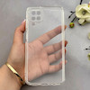قاب گوشی Galaxy A12 - M12 سامسونگ پشت طلقی HARD سخت شیشه ای شفاف محافظ لنزدار کپسولی بی رنگ کد 156936
